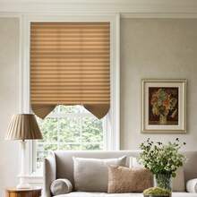 1 Stück einfarbige Stoffjalousie ohne Werkzeuge mit zwei Clips, lichtfilterndes plissiertes Papierrollo mit Klebestreifen ohne Bohren, selbstklebende Jalousie, einfach zu schneiden und zu installieren, einfache plissierte Gardine für Schlafzimmer, Wohnzimmer, Büro, Badezimmer Gardinen, Gardinen für Wohnzimmer, Küche, Raumdekoration, Wohnzimmerdekoration, Küchendekoration, Schlafzimmerdekoration