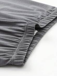 Balabala Tween Boys' Pajama Set - Soft Long Sleeve Top & Pants - Cozy Sleepwear For Tween Boys - White and Black - View 8