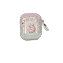 1 件扎染蝴蝶耳机盒适用于 1/2 代耳机，全新无线耳机保护套适用于 3/Pro/Pro2，男朋友/女朋友礼物 - 立體甜甜圈 - 查看 3