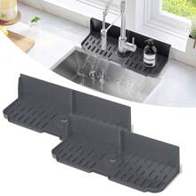 1PC Kitchen Sink Mat, Silicone Faucet Mat, Kitchen Sink Splash Guard, Sink Splash Mat For Kitchen, Kitchen Sink Splash Guard, Silicone Faucet Mat For Kitchen Sink For Kitchen Bathroom