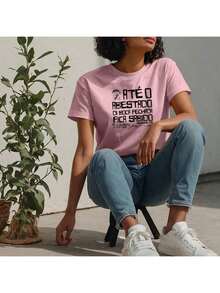 T-Shirt Until The Fool Mineiro Northeast Bible Verse - Rosa - View 5