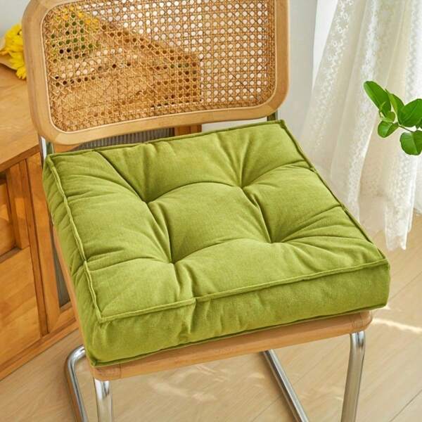 1PC Solid Chair Cushion Square Mat Soft Padded Cushion Office Home Or Car Garden Sun Lounge Seat Cushion Office Chair