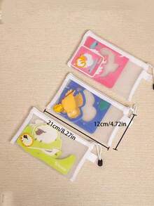 5pcs Toy Storage Bags, Multi-Size Colorful Toy Organization Bags, Mesh Zipper Pouches, For Storing And Organizing Blocks, Puzzles, Board Games - Multicolor - View 8