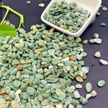 400克/0.88磅彩色鹅卵石，各种颜色的天然河石，适用于花盆装饰、鱼缸造景、假石花园、小路铺设，可创造意想不到的效果