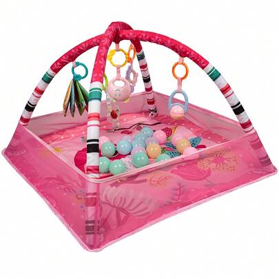 Baby Spielmatte mit 18 Ozeanbällen Baby Bodenspielmatte, Baby Krabbelmatte