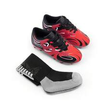 Boys Girls Soccer Cleats Youth Firm Groud Sport Football Cleats For Little/Big Kid/Toddler - Red - View 6