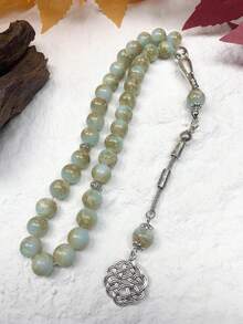1pc 33pcs Faux Turquoise TASBIH Prayer Beads, Arabic Daily Use - Baby Blue - View 8