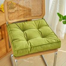 1 件装实心椅垫方形垫子软垫办公室居家或车内花园阳光休闲座垫办公椅 - 彩色 - 查看 17