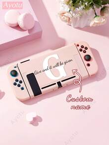 Ayotu غلاف قابل للتخصيص بالنص والاسم متوافق مع وحدة التحكم Switch/Switch OLED/Switch Lite والإكسسوارات، يتضمن الحزمة: غطاء واقي، حقيبة تخزين، هيكل قاعدة، غطاء للغبار، حافظة للألعاب، قبضة وحدة التحكم، إلخ. هدية رائعة للاعبين والأصدقاء والعائلة لأعياد الميلاد والسنوية وعيد الحب وعيد الميلاد - متعدد الألوان - مشاهدة 24