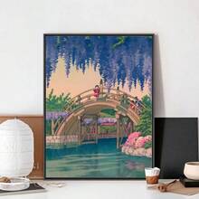 1 Stück Ukiyo-E Kawase Hasui Kunstwerke Poster Clubbar Vintage Poster Wandkunst Malerei Schlafzimmer Studierzimmer ohne Rahmen - Verschiedenfarbig - Übersicht 24