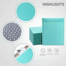 20/50/100pcs Bubble Envelope 17 Sizes Parcel Bag Courier Bag With Bubble Wrap Bubble Mailer Envelope Bubble Bag Flyers BE01,Shock-Absorbing, Drop-Proof, Waterproof And Compression-Resistant And Protect Your Privacy - Multicolor - View 3