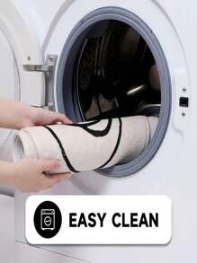 1pc Best Selling Modern Abstract Oval Bedroom Carpet, Living Room Carpet - 12mm Thick 100% Polyester Pile With Non-Slip Backing, Soft & Comfortable Plush Feel, Pill & Lint Resistant - Great For Home Decor, Living Room, Bedside, Bedroom, Bathroom, Kitchen, Laundry Room, Area Rug | Minimalist Decorative Floor Mat Soft Touch Pad - Holiday Decoration, Room Decor, All Season Use