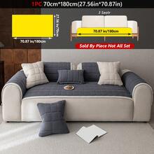 1件现代简约风格纯色沙发垫亲肤布艺加厚沙发套四季通用防滑防宠物防脏沙发罩适用于客厅卧室房间装饰高级感居家沙发套沙发罩客厅装饰