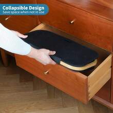 Faltbarer schmaler Wäschekorb mit Deckel, Wäschekorb mit großem Fassungsvermögen, tragbarer Wäschekorb mit Griffen zur Aufbewahrung schmutziger Kleidung, T-Shirts, Hemden und anderer Gegenstände für Badezimmer, Wohnzimmer und Waschküche, multifunktionaler Wäschekorb, Wäschekorb Badezimmer-Aufbewahrungskorb, Korb, Aufbewahrungskorb, faltbarer Wäschekorb - Schwarz - Übersicht 4