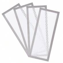 4 Packs Magnetic 10/12inch Floor Vent Mesh Covers Durable Air Vent Screen Register Trap For Wall ,Ceiling, Floor,Catch Debris Hair Dust Toy Easy To Install Home Kitchen Room Decoración Tool Accessories White - Multicolor - View 3