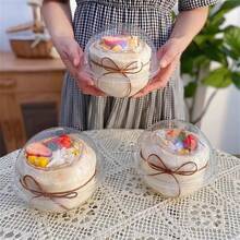 10pcs Christmas Mousse Ball Clear Plastic Gift Boxes - Transparent - View 3