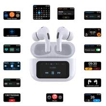 1 pièce Écouteurs Bluetooth sans fil avec affichage LED, stéréo haute fidélité, son haute qualité pour le jeu et les sports, compatible avec l'iPhone, petit et portable, son stéréo immersif, contrôle tactile intuitif, écouteurs sans fil intra-auriculaires mini avec boîtier de charge