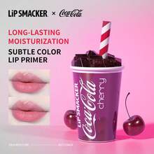 LIP SMACKER 可口可乐合作润唇膏，7.4g LIPSMACKER，含维生素 E 保湿，樱桃可乐味，有色唇彩，趣味星期五唇妆，装饰礼物