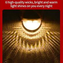 6 个 LED 半圆形太阳能栅栏灯：持久照明，易于安装，适用于户外道路和栅栏，- 友好型 6 个 LED 半圆形太阳能栅栏灯：利用阳光，节省能源