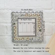 1pc Switch Sticker Gorgeous Faux Pearl Switch Sticker Protective Cover, Unique DIY Design, Elegant Home Decoration Stickers Personalised Stickers - Multicolor - View 6