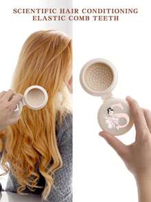 1 件母亲节和婚礼专属可爱 26 字母芭蕾舞女演员紫色迷你发刷礼物，小巧便携，迷你气垫梳，折叠气囊刷，一体式按摩刷镜，旅行和露营必备，春夏季、发刷、梳子、美发工具、理发沙龙美容旅行必需品的美发产品和配件、返校、旅行度假必需品、女士发饰、刷子、发刷、边缘刷、刷头发、发梳、梳头发、顺发刷、球刷、迷你发刷、发刷套装、木梳、梳子、光滑后刷、发刷、边缘刷、刷头发、发梳、发刷套装、梳头发、迷你发刷、顺发刷、美发产品、美发工具、美发用品、护发、卷发刷、理发师、理发配件、美发设备、小梳子、迷你发刷、旅行必需品必备、发型、美发 - 米色 - 查看 5