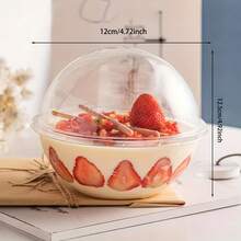 10pcs Christmas Mousse Ball Clear Plastic Gift Boxes - Transparent - View 5