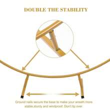 6.6FT 7.2FT Large Size Metal Round Balloon Arch Kit Decoration, Wedding Birthday Party Gold Metal Circle Decoration, Graduation Decoration Baby Shower Party Photo Background - 5.9FT(1.8M) - View 5