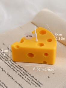 Cheese Shape Silicone Mold DIY Handmade Candle Mold For Candle Making - White - View 2