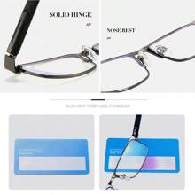 Alloy Frame Photochromic Reading Glasses For Men Business Style Eyeglasses With Spring Hinge High Quality Photochromic Glasses +1.0 1.5 2.0 2.5 3.0 3.5 4.0