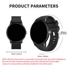 Reloj inteligente, llamada/marcación inalámbrica, múltiples recordatorios de aplicaciones, adecuado para hombres y mujeres, reloj deportivo, fondo de pantalla personalizable, control de música, compatible con iOS/Android