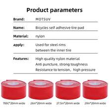 700C Fixie 自粘式轮胎内衬，尼龙内衬，27.5 英寸防滑网状表面，26 英寸山地自行车轮胎内衬，29 英寸