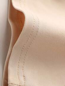 Teen Girl Loose Plus Size Casual And Lovely Pattern With Bow Design. Multiple Bow-Printed Round Neck Pullovers And Short-Sleeved T-Shirts Are Suitable For Spring And Summer Wear. - Apricot - View 5