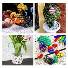 GRISUN 15LB White Rocks For Garden Landscaping 1-2 Inch Polished Decorative Stones Natural River Rocks For Plants Aquarium Fish Tank Vases Filler Outdoor And Indoor Pebbles - 白色1 - 查看 3