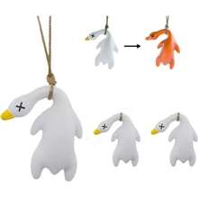 UV Induction Color-Changing Roast Duck Pendant | Photosensitive Advanced Technology Car Keychain |Universal For Cars And Bicycles | Automatic Color Change In Case Of Ultraviolet Rays | Indoor And Outdoor Creative Pendant | Funny And Cute Roast Duck Decorative Pendant Car Accessories Bag Charm School Cartoon Goth Y2k Christmas Gift
