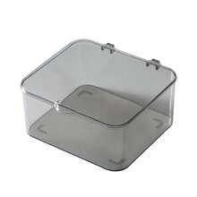 1pc Transparent Flip-Top Storage Box, Simple Household Desk Organizer, Living Room Tea Table Snack Jewelry Accessory Container - Multicolor - View 5