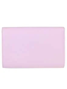 Girly Handbags Womens Faux Leather Metallic Envelope Clutch Bag - Pink - View 4