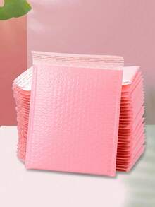 40个装加厚粉色气泡袋自粘信封袋用于运输包装邮寄礼品袋圣诞节情人节生日派对节日包装袋 - 彩色 - 查看 3