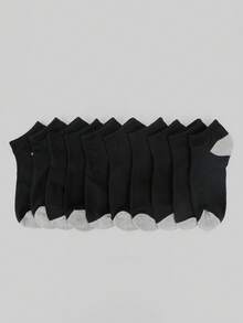 1/10/20 Pairs Men's Thick Padded Sole & Ankle Socks, Fashionable Low-Cut Short Socks For Men, Comfortable Breathable Casual Socks - Multicolor - View 21