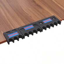 1 Pc Cue Rack For Resting Cue Sticks, A Must-Have Billiard Accessory, Available In 3-Cue, 4-Cue, And 5-Cue Rack Sizes. An Essential Item For Billiard Enthusiasts And Pool Halls. A Perfect Holiday Gift. - Black - View 9