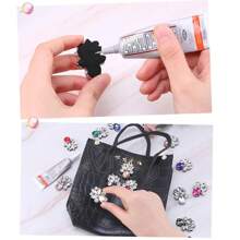1-20pcs/Set Handmade Self-Adhesive Diamond Rhinestone Multicolor Water Drop Glass Decoration, Suitable For Shoes, Clothing, Bags, Accessories, Hair Clips, Non-Woven Fabric Clothing Accessories, Elegant Quality And Careful Craftsmanship