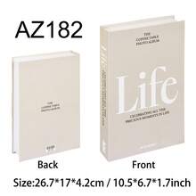 3/2/1 Stück faltbares Fake Buch Dekoration. Moderner Heimatstil, inspiriert von Stadtnahmen und berühmten Bauwerken der Welt - Designed von Designern, aus hartem Karton (kann nicht geöffnet werden). Ideal für Dekoration von Wohnzimmer, Schreibtisch und Wand. Geeignet für viele Szenarien (Raumdekoration, Heimdekoration, Schlafzimmer-, Wohnzimmer-, Büro-, Badezimmer-Dekoration / Schreibtisch-Deko, TV-Schrank, Lobby, Bücherregal) sowie als vielseitiges Geschenk.