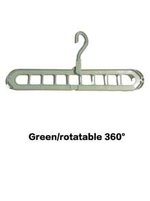 Wieszak na ubrania z 9 otworami, obrotowy, garderoba, ubrania, wieszak do układania ubrań, wieszak do przechowywania ubrań w garderobie, składany wieszak na ubrania, wieszak do przechowywania ubrań w garderobie, stojak do przechowywania, wielofunkcyjny stojak do przechowywania ubrań w garderobie, odpowiedni dla rodzin i akademików, dekoracje, dekoracje festiwalowe, dekoracje pokoju, dekoracje domowe, dekoracje sypialni, spodnie, buty, dżinsy, buty, spódnica, wiosna, minimalistyczny, letnie topy