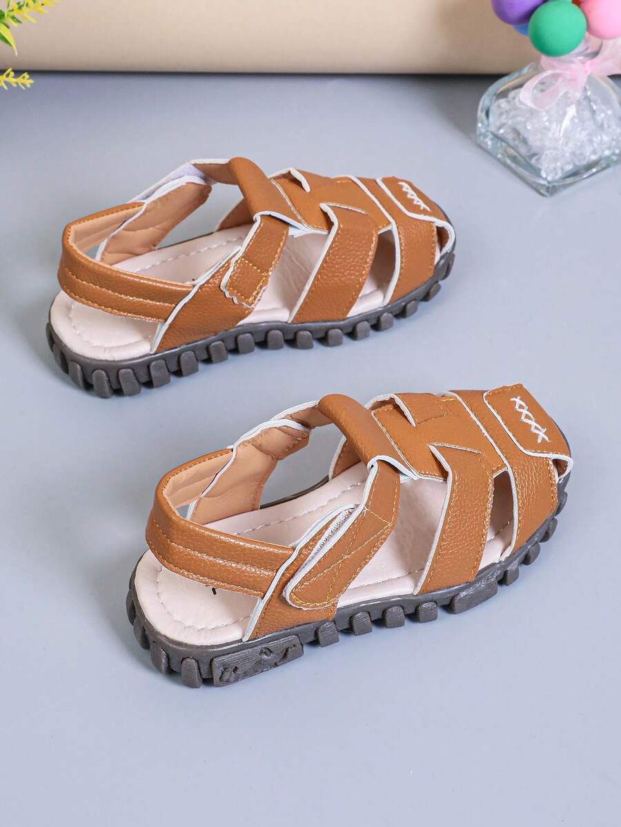 1 Pair Summer New Soft Bottom Non-Slip Fashion Baby Sandals For Toddler Boys & Girls