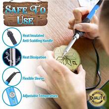 Kit Pirograbador De Madera 35in1 Kit Temperatura Regulable - Tipo de Enchufe A USA (110-127V) - Ver 2