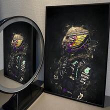 1pc/3PCS Wall Arts Posters Pop Anime F1 Racing Driver Legendary Anime Poster Decoration Painting Wall Art White Wall Decoration Frameless/Framed Canvas Art - Multicolor - View 47