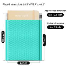 Bubble Mailers 6x10 Inch 100 Pack Teal Padded Envelopes Usable Size 6x9" Self Seal Bubble Envelopes Opaque Padded Mailers For Mailing Jewelry Makeup Small Business #0 - 鴨綠色 - 查看 2