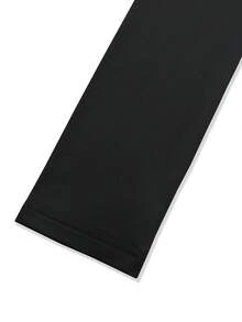 女士性感 V 领紧身迷你连衣裙，纯色，成人派对礼服 - 黑色 - 查看 6