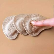 4pcs Self-Adhesive Shoe Insoles, Anti-Slip Front Pads, High Heel Forefoot Pads, Pain Relief, Sweat Absorption And Breathability, Firm Fit