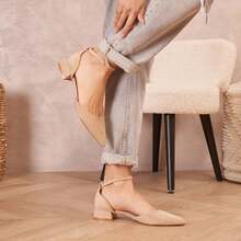 أطباق Sandales Élégantes مع Bride Cheville - Confort and Style pour l'Été - كاكي - مشاهدة 3