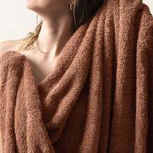 Lumina Karsten Bath Towel Combed Yarn 100% Cotton Soft Touch Thick Great Absorption - 淺粉色 - 查看 5